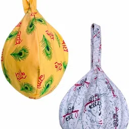 spherulemuster Women Yellow, White Potli-picture-47