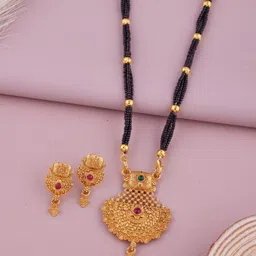 house of common Brass Gold-plated Gold Jewel Set-picture-20