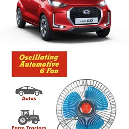 Oscillating Fan 6 Inch 12V Automotive For Car/Truck/Auto rickshaw-PKN0734 Car Interior Fan-image-96