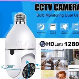 OSM CCTV 1080p WiFi Bulb Security Camera - HD, Night Vision, Two-Way Audio Security Camera image 3