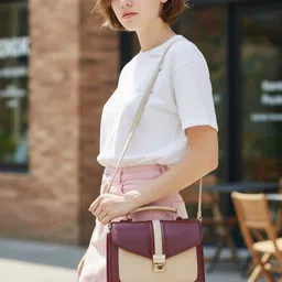 Brown Women Sling Bag Stylish leather mobile sling bag for women travel side crossbody bag for ladies.-image-80