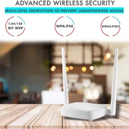 Shree shyam Tenda N301 Wireless-N300 Easy Setup Router 4G Router 2.4 GHz 300 Mbps Wifi Speed Single Band Internal & External Antenna Ethernet (Cable Broadband) image 4