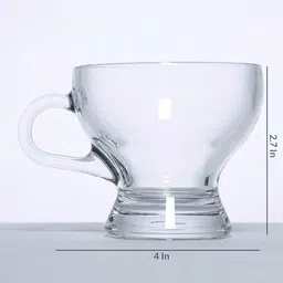 pasabahce Malcolm 125ml Transparent (Set of 6) Glass Tea Cup image 4