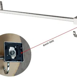 dm group Towel Bar 24 inch 1 Bar Towel Rod image 3