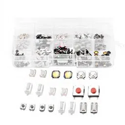 250PCS Tactile Switch Car Switch Button 10 Specifications 25 SMD Each Type Switches 250 pcs Kit-picture-45