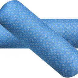 gkm Combo Set 3 Cushion And 2 Bolster Microfibre Floral Sleeping Pillow Pack of 5 image 2