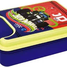 pratap One Lock 950 Hot Wheels 2 Containers Lunch Box image 1