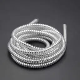 FastiQ 1 Piece Spiral WHITE 1.4 Meter Protector // Saver for Cables & Earphones Cable Protector-picture-37
