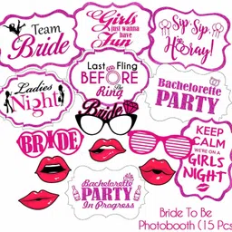 party decoration Team Bride Photo Booth Board image 2