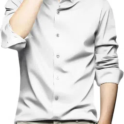 deneeja Men Regular Fit Solid Button Down Collar Party Shirt-picture-13