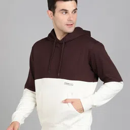 alan jones Men Full Sleeve Color Block Hooded Sweatshirt-picture-17