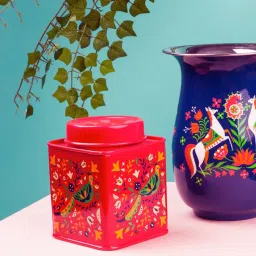 Bird Paradise Vintage 300ml Storage Jar by Chumbak image 1