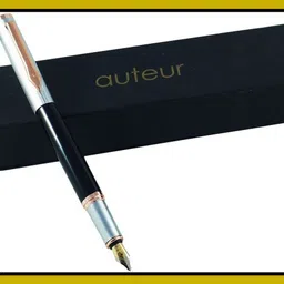 parmarth enterprises Premium 950 Luxury Black Color Magnetic Cap Metal Body and Rose Gold Clip Ball Pen-picture-37
