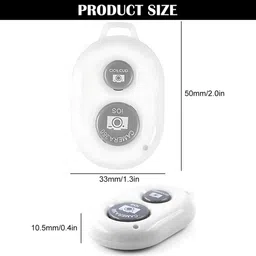 DRUMSTONE Bluetooth Shutter Remote for iOS & Android, Multi Function Keys 15 Year WarrantyCamera Remote Control image 2