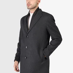 protex Tweed Solid Coat For Men image 3