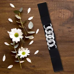 at fashion Women Party Silver Synthetic Belt-picture-25