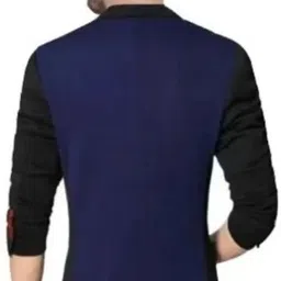 humjoli mens wear Men Solid Single Breasted Formal, Casual, Party, Festive & Wedding Blazer image 2