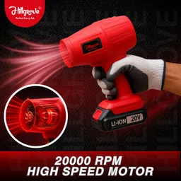hillgrove HGCM1388M1 20V Cordless Electric Air Blower Air Hawa Machine Motor Dust Cleaner Radial Air Blower image 5