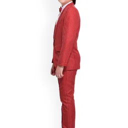 BAESD Boys 4-Pcs Single-breasted Party Suit Set image 4