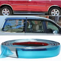 rintl Side Window Beading Roll Chrome 06 Meter for All Cars (10mm) Car Beading Roll For Window image 2