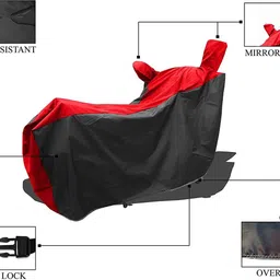 kryb Waterproof Two Wheeler Cover for TVS image 4