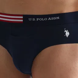 u.s. polo assn. Pack of 2 Solid Men Brief image 3