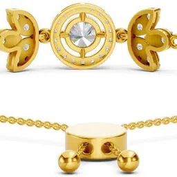 Sparkles BIS Hallmarked With IGI Certifed Yellow Gold 14kt Bracelet image 3