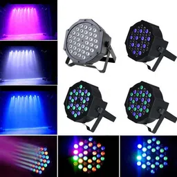 wbd DJ Party Light 36 LED PAR RGB Strobe with Auto/Sound Modes – Stage Disco Light Single Disco Ball image 4