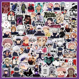 modern gallery mart 2 cm Jujutsu Kaisen stickers Laptop, Phone Case, Guitar,etc. Self Adhesive Sticker-picture-14