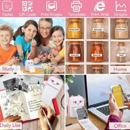 ALAKHEXPORT iOS, Android Mini pocket Printer Portable Mini printer image 3