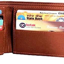 accezory Men Casual Tan Artificial Leather Wallet - Mini image 3