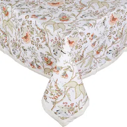 go texstylers Cotton 6 Seater Abstract Table Cover image 2