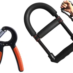 Hand Grip Strengthener & Wrist Exerciser Workout (Combo Pack of 2) Fitness Accessory Kit Kit-image-66