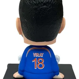 agnesh Virat Kohli cricketer in jersey bobble head and dashboard image 2