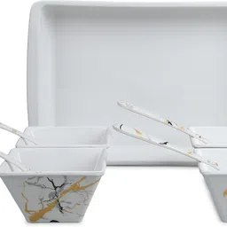 Pack of 40 Melamin Bataniya Triple Coated 18-Piece Dinner Set, meticulously crafted to elevate Dinner Set image 5