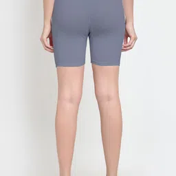 Jinfo Women Pack Of 3 Mid-Rise Lycra Cycling  Shorts image 4