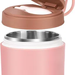yelona Baby Pink 1 Layer Stainless Steel Insulated Tiffin for Office|School|Travel 1 Containers Lunch Box-picture-18