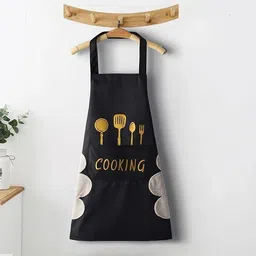 bbd kitchen shop Polyester Home Use Apron - Free Size image 1