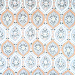 sj designer 200 TC Cotton Double Printed Flat Bedsheet image 3