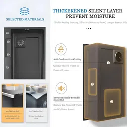 inkspot Waterfall and Pull-down Faucet/304 Grade Stainless Steel Multifunctional Waterfall Kitchen Sink 304 GRADE All in One 30x18 inch Under Counter Basin image 4