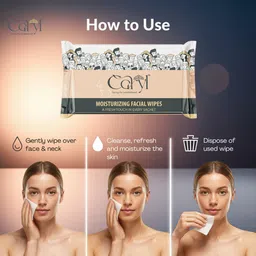 caryl Moisturizing Facial Wipes | Hydrating & Nourishing Wipes for Soft, Fresh Skin image 5