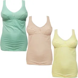 Women Beige, Yellow, Black Camisole-image-99