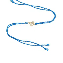 Estele Gold-Plated Crystal-Studded Rakhi image 4
