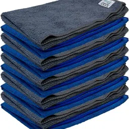 kleerra Microfiber Vehicle Washing Cloths by Panverra, 40x40cm, 220 GSM Wet and Dry Microfiber Cleaning Cloth image 1