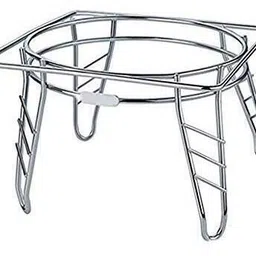 keepwell Matka Kitchen Rack Stainless Steel Plant Pot Stand - Planter Stand - Matka Stand Steel image 3