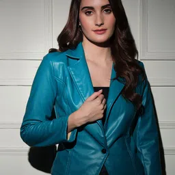 tandul Polyester Solid Coat For Women image 4