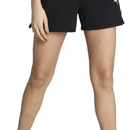 puma Solid Women Black Sports Shorts-picture-13