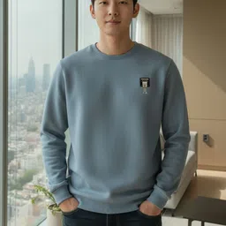 nikline Men Full Sleeve Solid Sweatshirt-picture-21