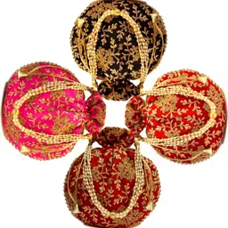 Women Black, Pink, Maroon, Red Potli-image-14