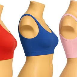 albikr stylish Pack of 3 Women Push-up Non Padded Bra image 3
